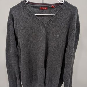 Izod Sweater - Grey - Large